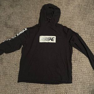 Dark Grey American Eagle Light Hoodie